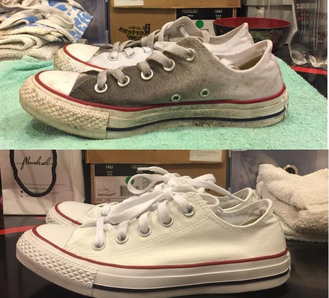 Dịch vụ repaint đế giày chuyên nghiệp